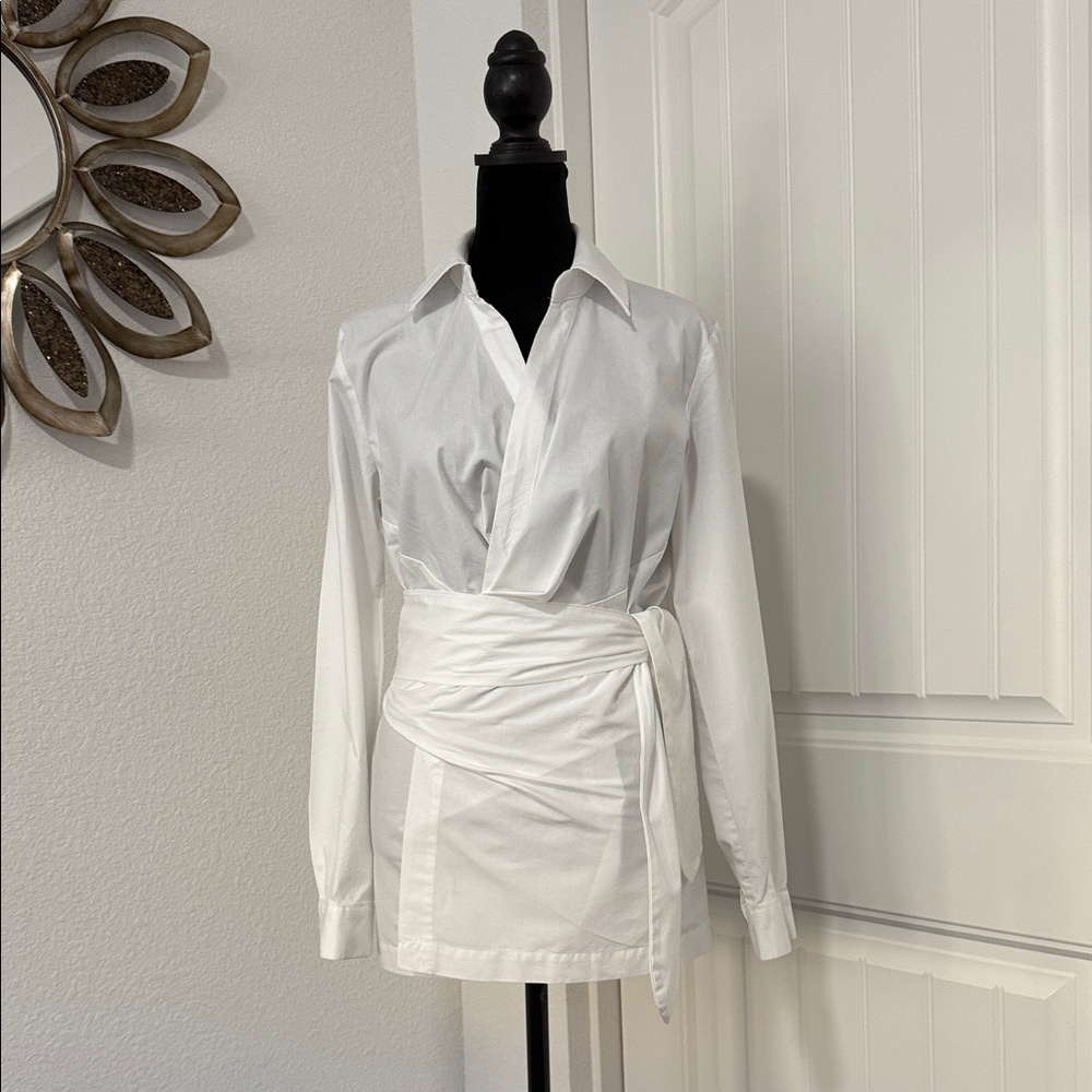 CAbi “Highlife” Wrap Blouse